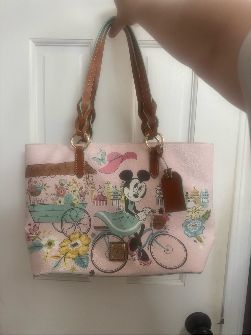 Disney Dooney & Bourke Epcot Flower & Garden Festival 2020 Minnie Tote bag mouse - Picture 12 of 16
